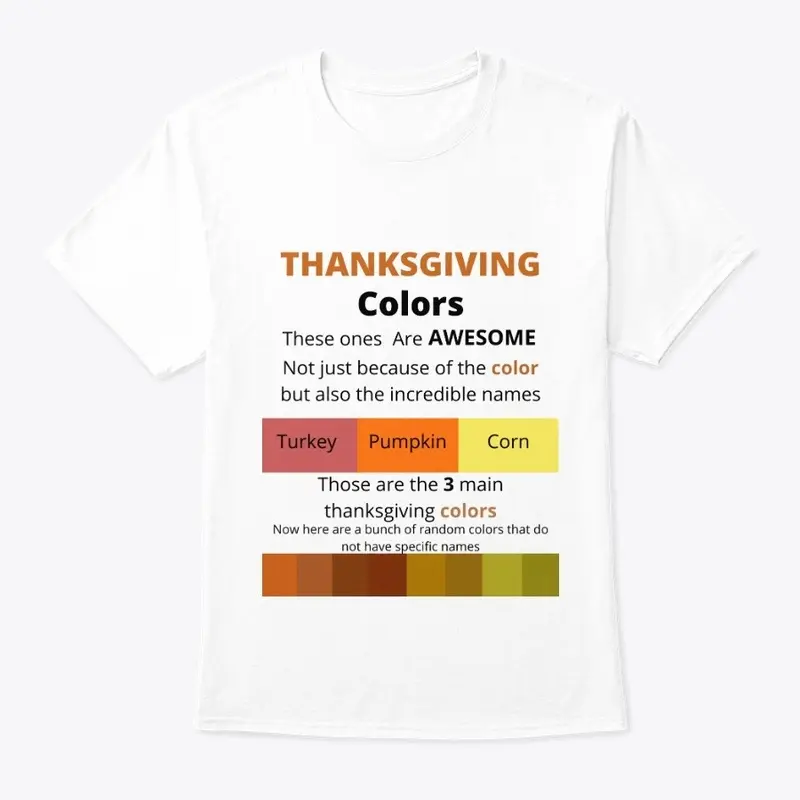 thanksgiving colors